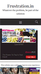 Mobile Screenshot of frustration.in